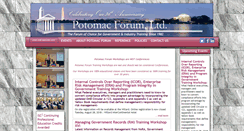 Desktop Screenshot of potomacforum.org